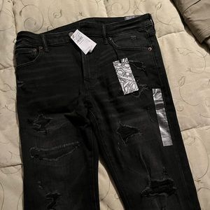 American Eagle black jeans mens 34 x 34